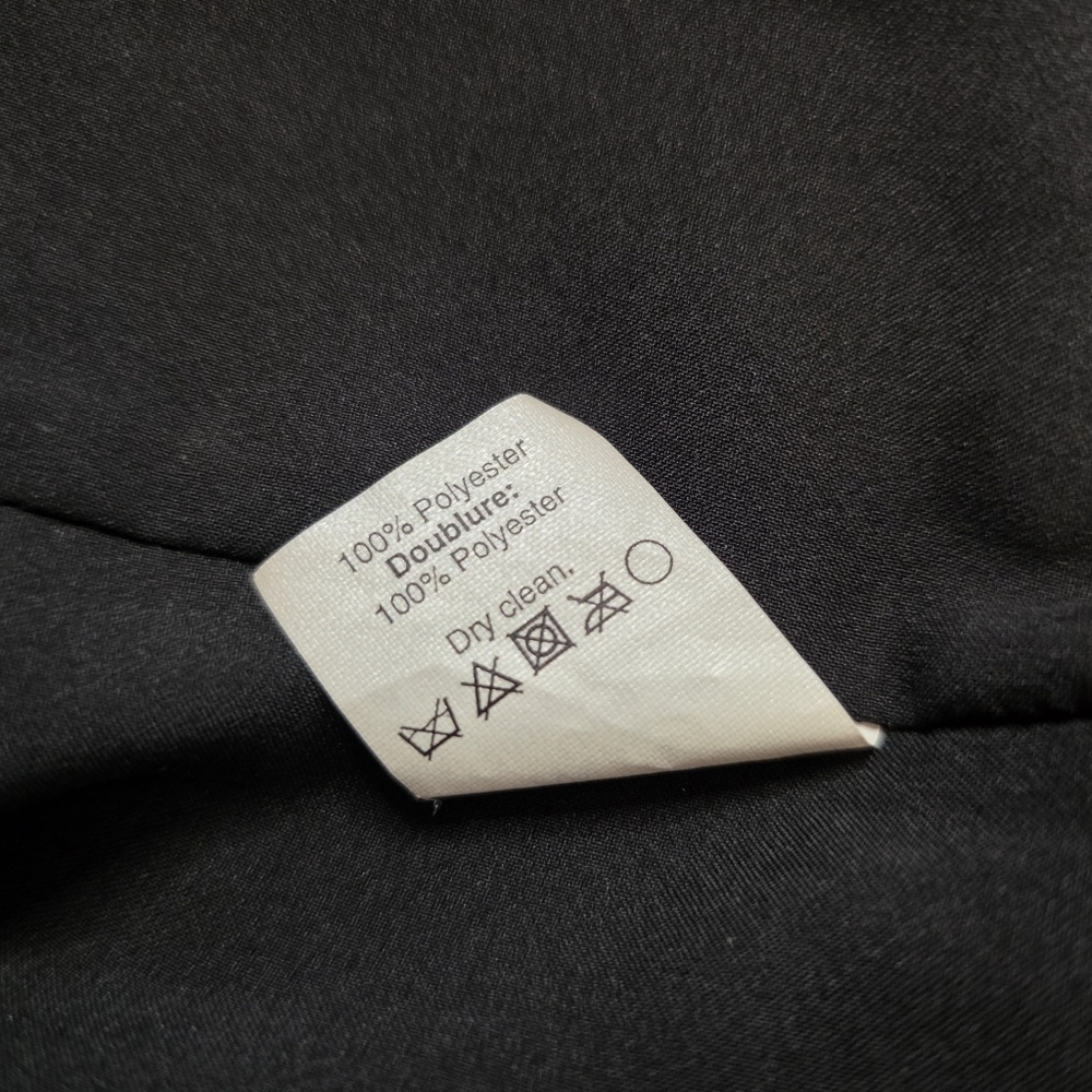 Madewell Black Daisy Stitch Ruffle Hem Slip Shift SleevelessSun Dress Size Small - Picture 8 of 8